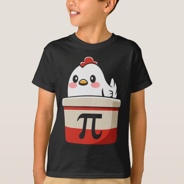 Camiseta Chicken Pot Pie Funny Math Lover Pi Day Student (Anverso)
