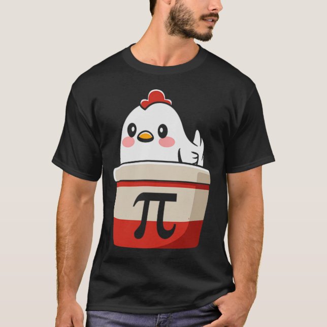 Camiseta Chicken Pot Pie Funny Math Lover Pi Day Student (Anverso)