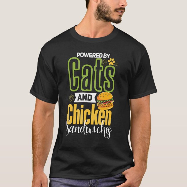 Camiseta Chicken Sandwich     Cat   Chicken Burger (Anverso)