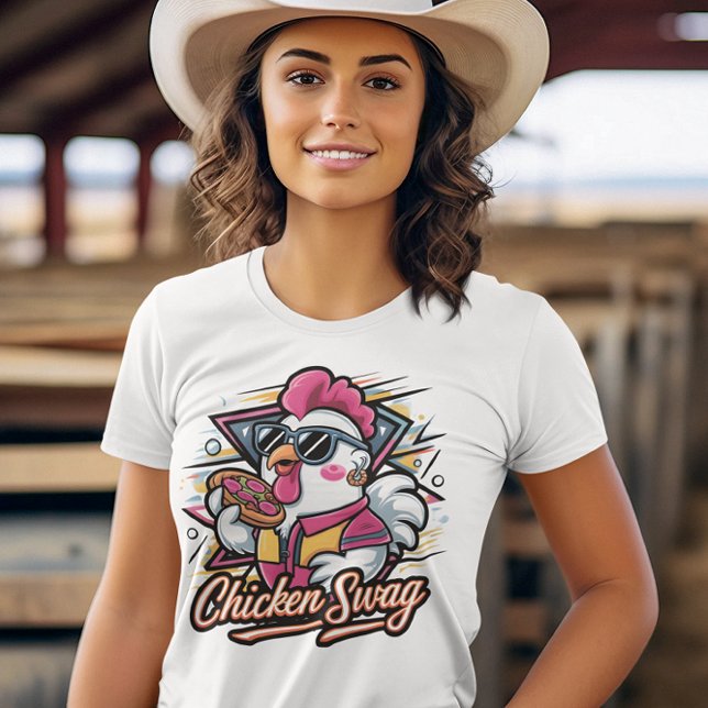 Camiseta Chicken Swag: Pizza King (Subido por el creador)