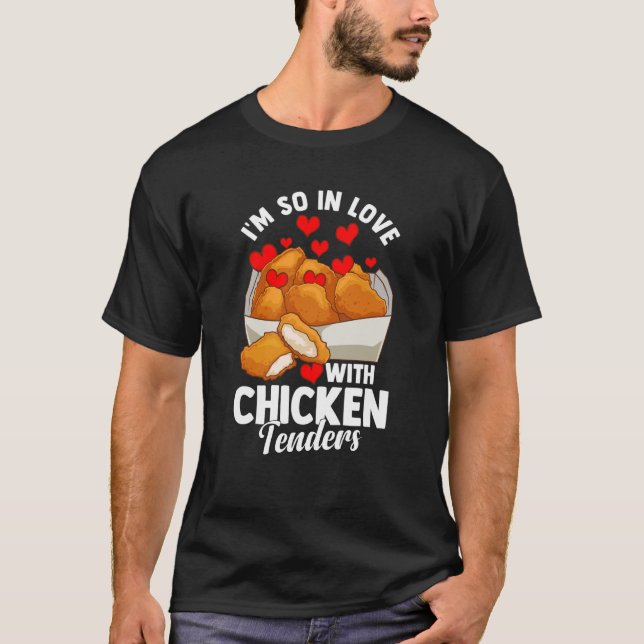 Camiseta Chicken Tenders Valentine's Day (Anverso)
