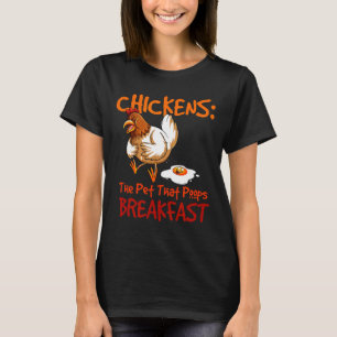 Camiseta Chicken Whisperer Breakfast Farmer Para Hombres