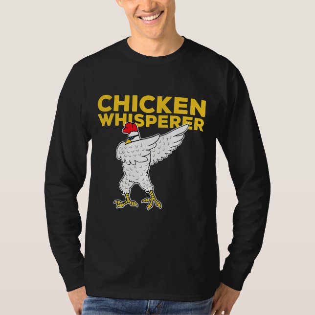 Camiseta Chicken Whisperer Dabbing   (Anverso)