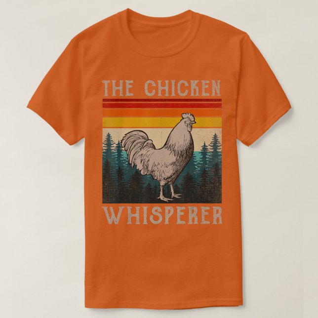 Camiseta Chicken Whisperer Shirt Vintage Retro Chicken Farm (Diseño del anverso)