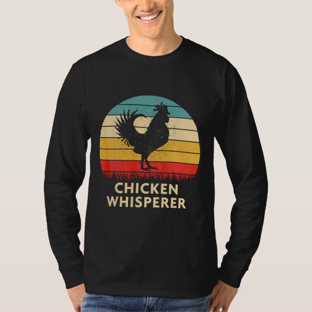 Camiseta Chicken Whisperer Vintage Retro (Anverso)