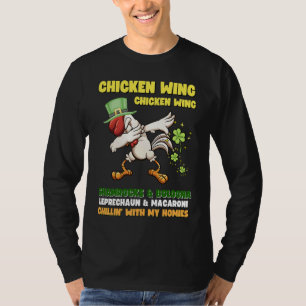Camiseta Chicken Wing Chicken Wing Canción Perro caliente B