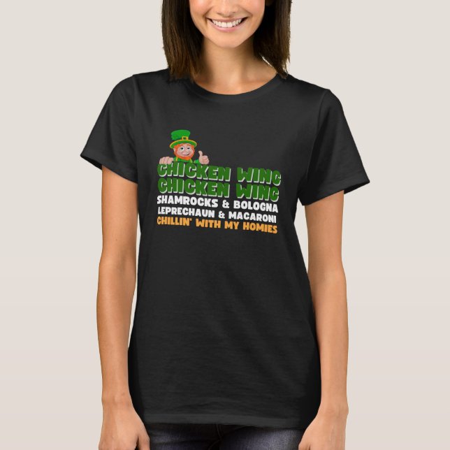 Camiseta Chicken Wing Chicken Wing Song Hot Dog Bologna St  (Anverso)