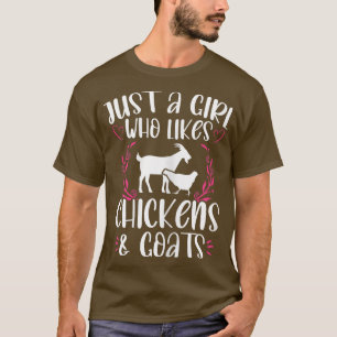 Camiseta Chickens Chica de Chickens de la granja divertida,