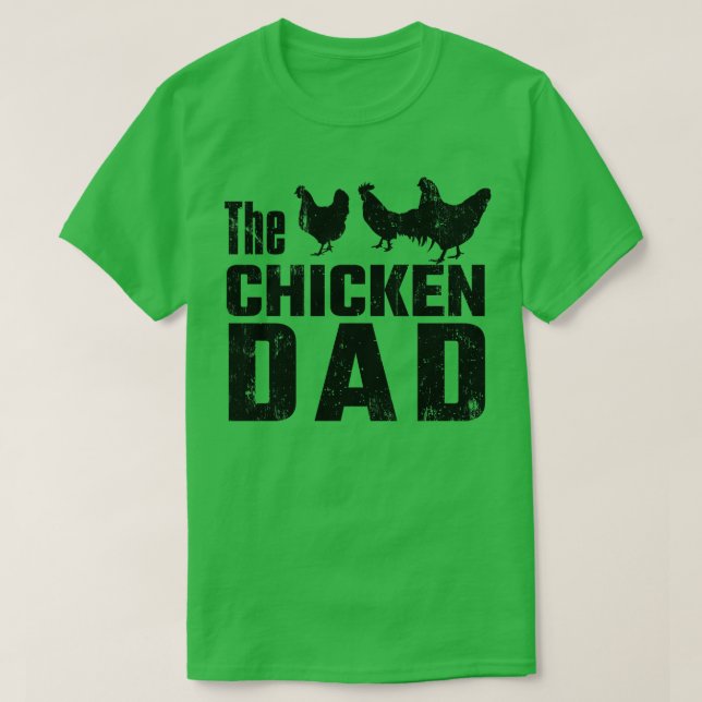Camiseta Chickens Dad Farmer Chicken Lover Fun (Diseño del anverso)