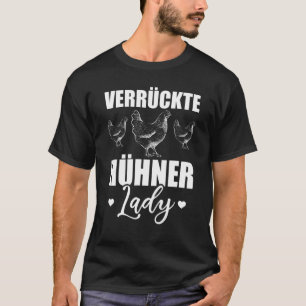 Camiseta Chickens locos Damas Damas de la Granja Pollos