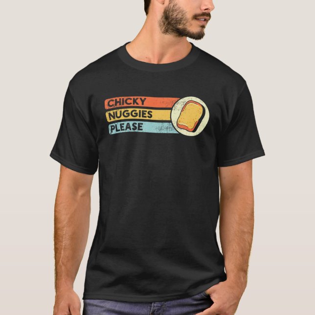Camiseta Chicky Nuggies Chicken Nugget Fans Nug Eaters Fast (Anverso)