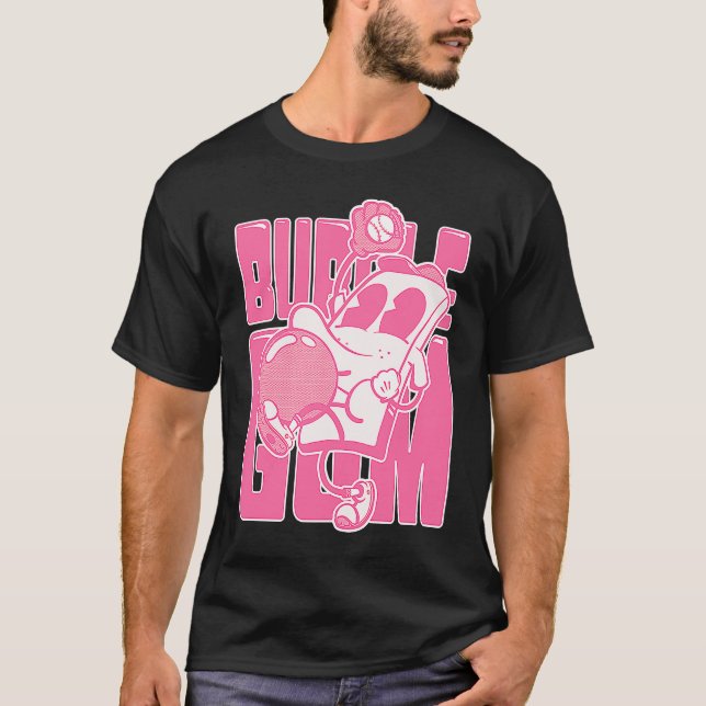 Camiseta Chicle Bomba de Cartas de Béisbol (Anverso)