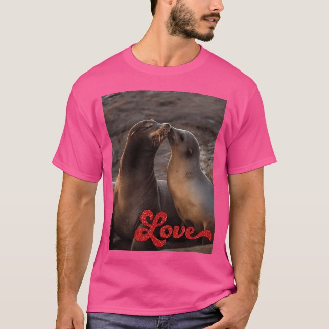 Camiseta Chico amor de león marino (Anverso)