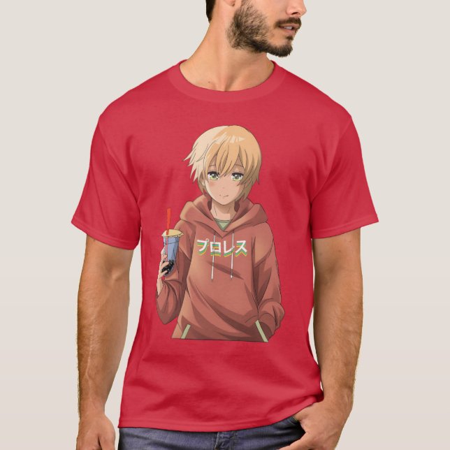 Camiseta Chico anime cómic (Anverso)