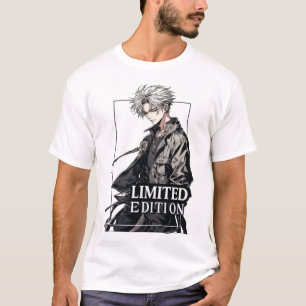 Camiseta Chico Anime de Edición Limitada Grunge Techwear St