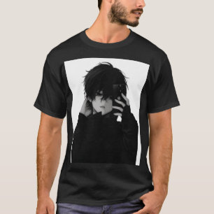Camiseta Chico Anime Midnight-Emo - Ropa Urbana Estética Os