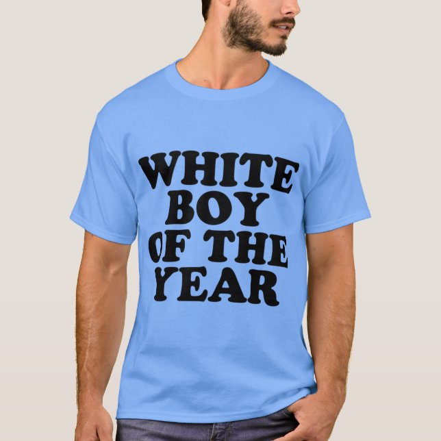 Camiseta Chico Blanco del Año chico (Anverso)