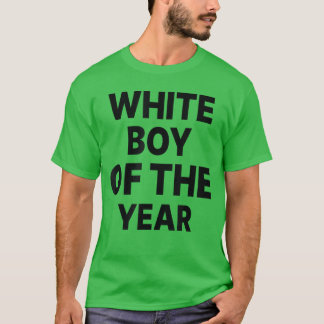 Camiseta Chico blanco del año Chico divertido