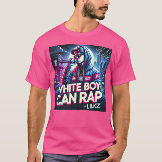 Camiseta Chico blanco puede rape KZ divertido