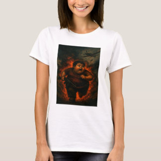 Camiseta Chico chubby en guerra - Tee divertido de fantasía