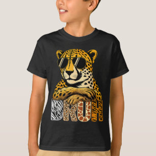Camiseta Chico cuidador de animales salvajes safari guepard