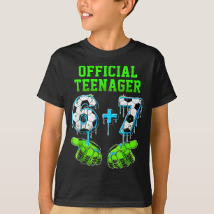 Camiseta Chico de 6+7 Años Adolescente Cumpleaños Divertido