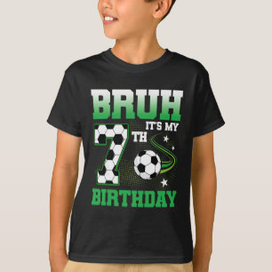 Camiseta Chico de 7 años Cumpleaños número 7 Niño Fútbol Pa