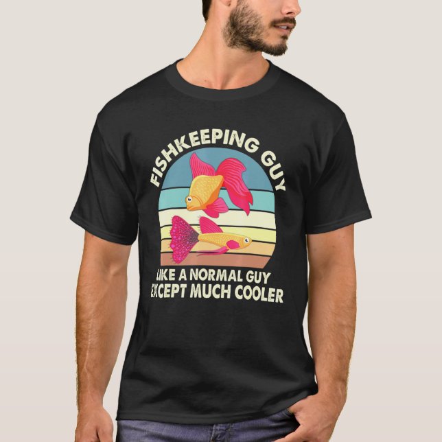 Camiseta Chico de Acuario Como Un Chico Normal Excepto Much (Anverso)