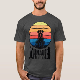 Camiseta Chico de amor Schnauzer