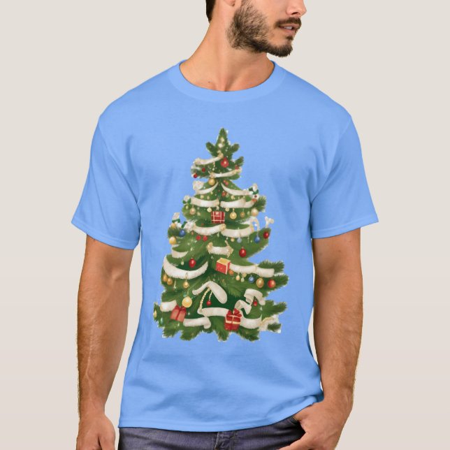 Camiseta Chico de árbol de Navidad19 (Anverso)
