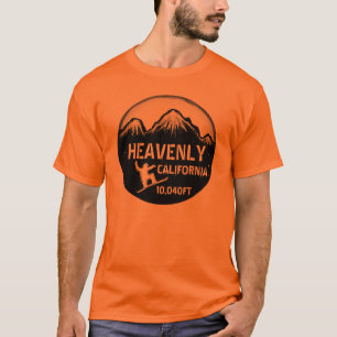 Camiseta Chico de arte de snowboard de los naranjas de Cali