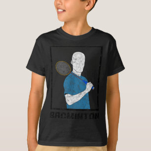 Camiseta Chico de bádminton raqueta deporte hombre golpes