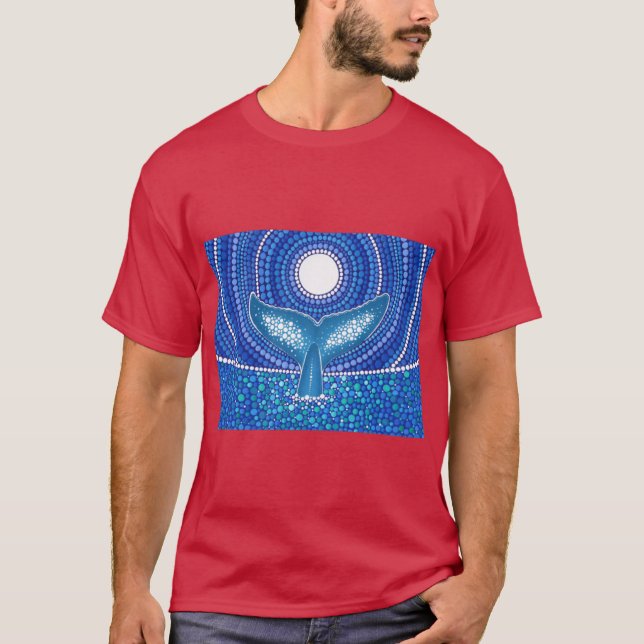 Camiseta Chico de ballena de cerveza (Anverso)