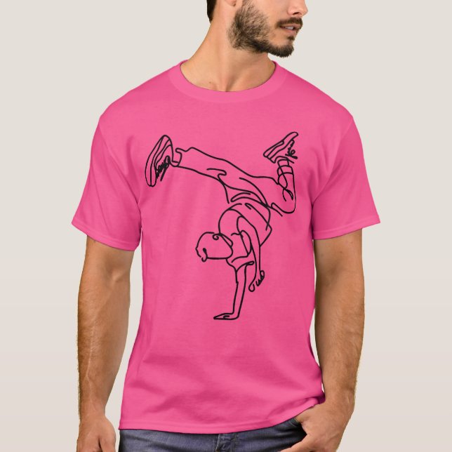 Camiseta Chico de Breakdance Rompiendo (Anverso)