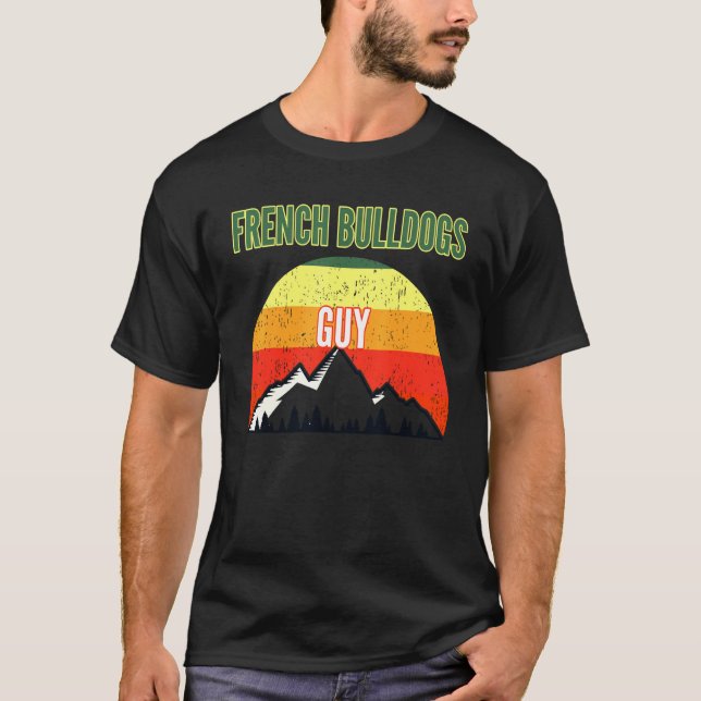 Camiseta Chico de Bulldoges franceses (Anverso)