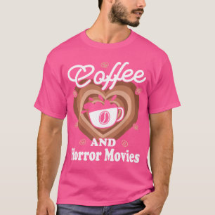 Camiseta chico de Café y Películas de Terror