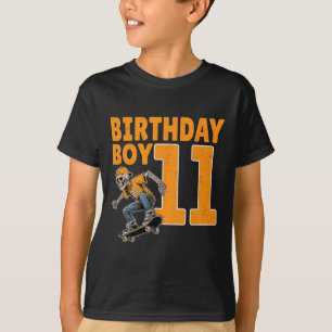 Camiseta Chico de cumpleaños 11 Niño de 11 años monopatín s