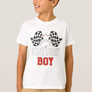 Camiseta Chico de Cumpleaños Race Car Carreras Car Driver