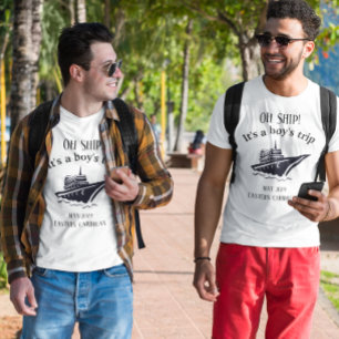 Camiseta Chico de Despedida de Soltero Crucero de Propina