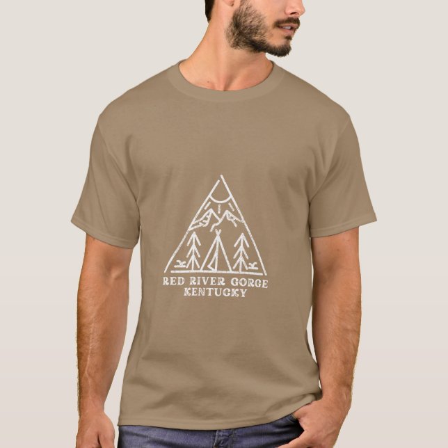 Camiseta Chico de Geo Mountains de Red River Gorge (Anverso)