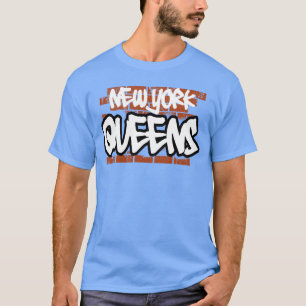 Camiseta Chico de graffiti hip hop de Queens Nueva York