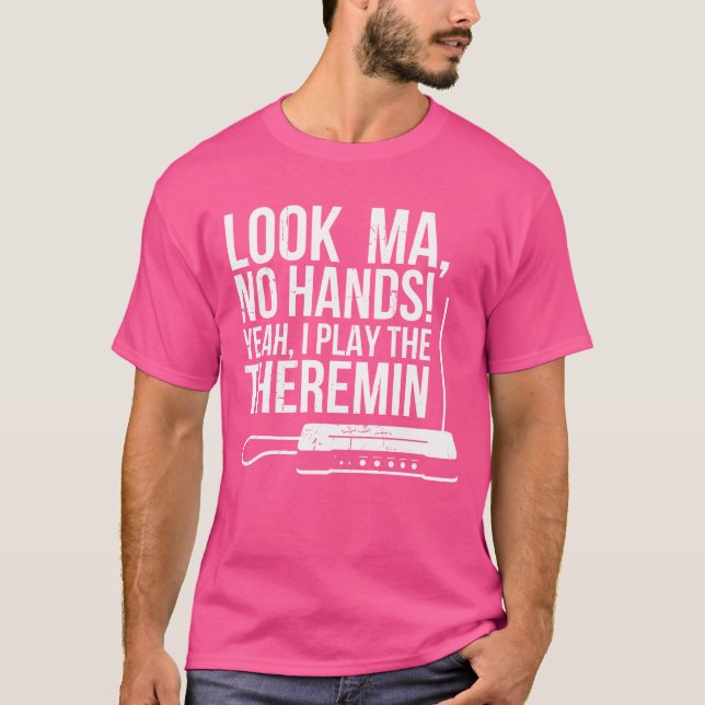 Camiseta Chico de la cita del theremín (Anverso)