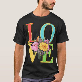 Camiseta Chico de la flor enamorada
