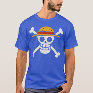 Camiseta Chico de la Jolly Roger del sombrero de paja