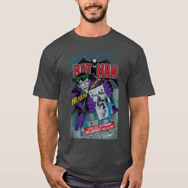 Camiseta Chico de la portada del cómic de DC Comics Batman  (Anverso)
