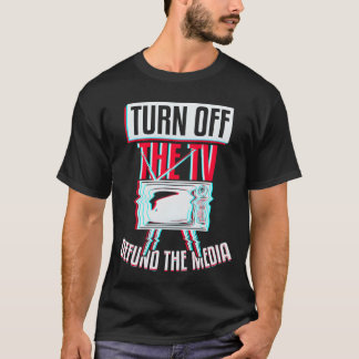 Camiseta Chico de los medios de comunicación Defund OffheV