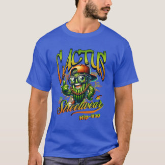 Camiseta Chico de moda urbana Hip Hop Cactus