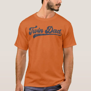 Camiseta Chico de papá gemelo familia familia