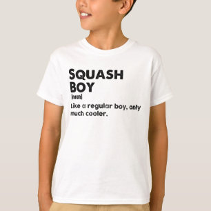 Camiseta Chico de Squash Definición Divertida Amante y Juga