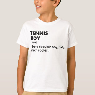 Camiseta Chico de Tenis Definición Divertida Amante del Ten